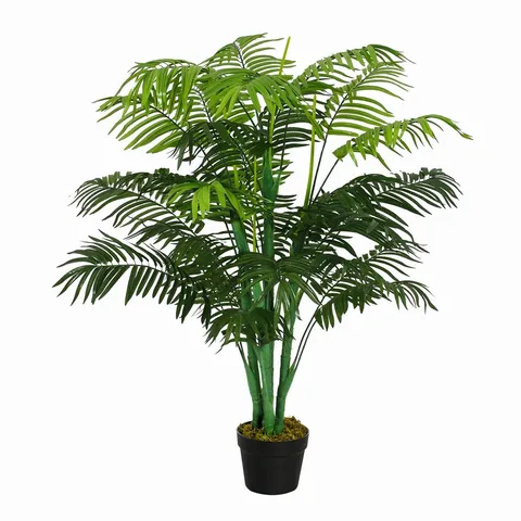 BOXED CHARLESTON 125CM FAUX PALM PLANT IN POT