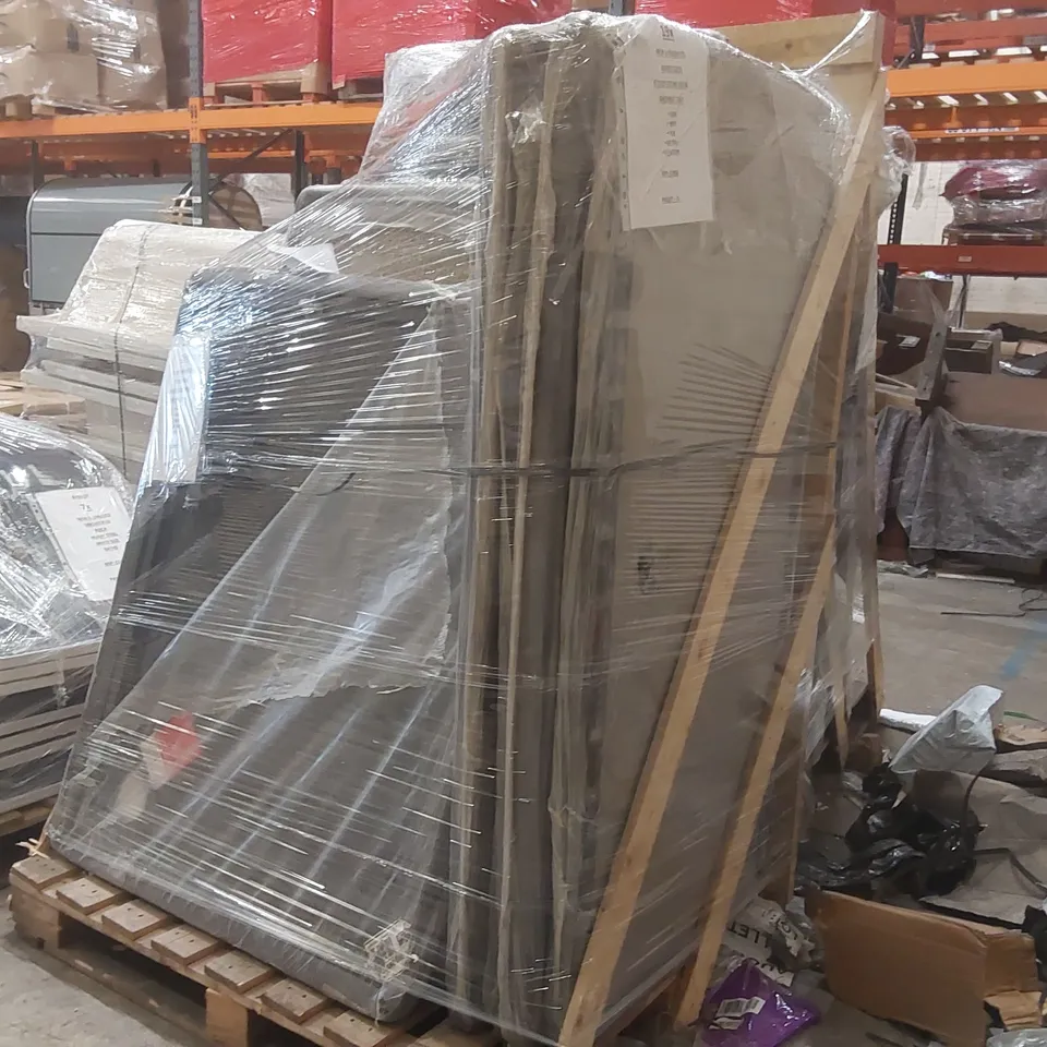 PALLET CONTAINING APPROXIMATELY 19X MIXED SOLID STONE RESIN SHOWER TRAYS