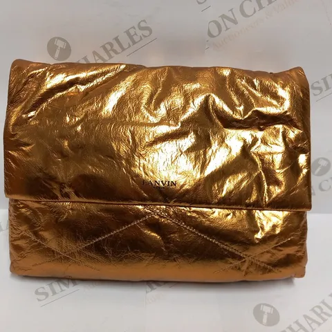 LANVIN PARIS SUGAR AND METALIC BAG 