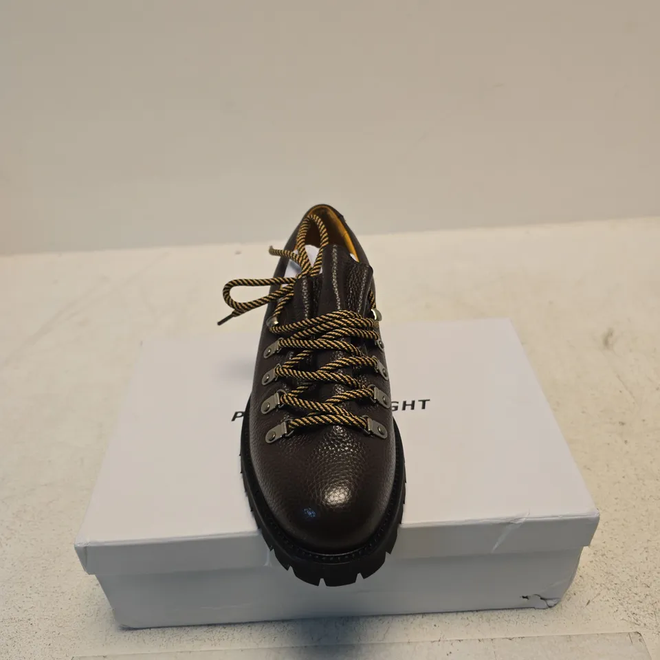 PAPER STRAIGHT BLACK LEATHER SHOES – UK 9.5 (EU 43) (BOXED)