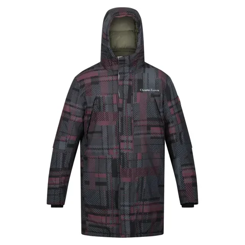 BRAND NEW REGATTA X CHRISTIAN LACROIX - MEN'S LONG WATERPROOF JACKET TARTAN PRINT MEDIUM