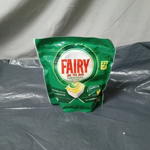 6 X FAIRY ALL IN ONE DISHWASHER PACKETS 