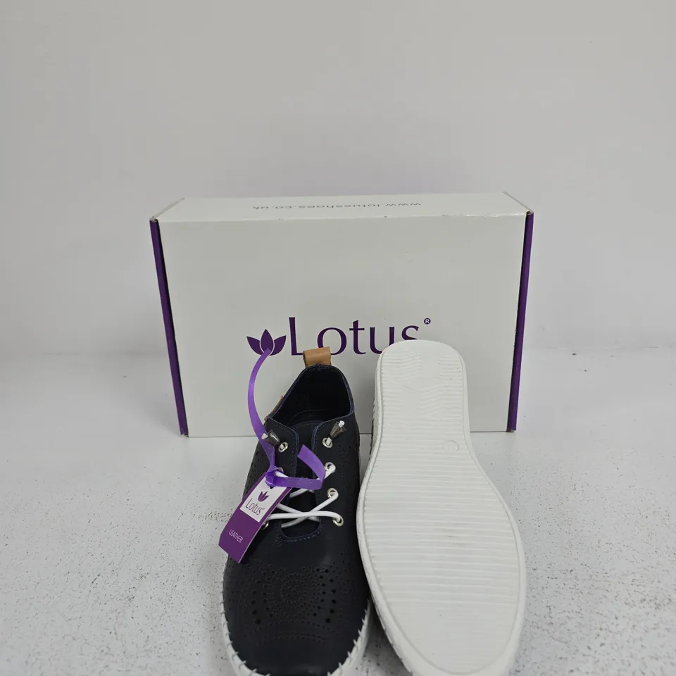 LOTUS LEATHER SHOES – BLACK, WOMEN’S SIZE EU 36