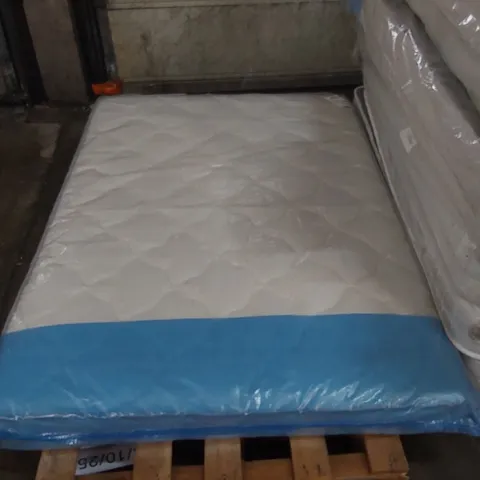 QUALITY BAGGED DOUBLE 135cm AIRSPRUNG LUXURY QUILTED MEDIUM MATTRESS