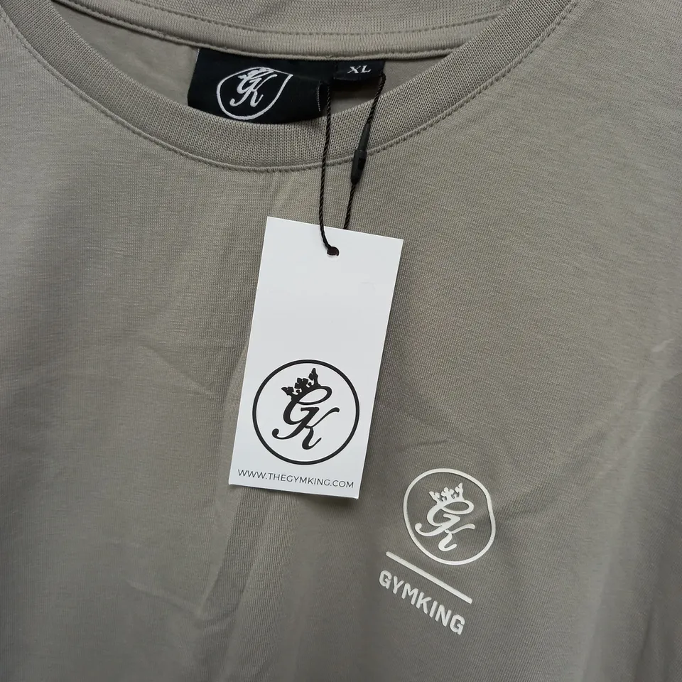 GYMKING AVENTUS TEE IN TAUPE - XL