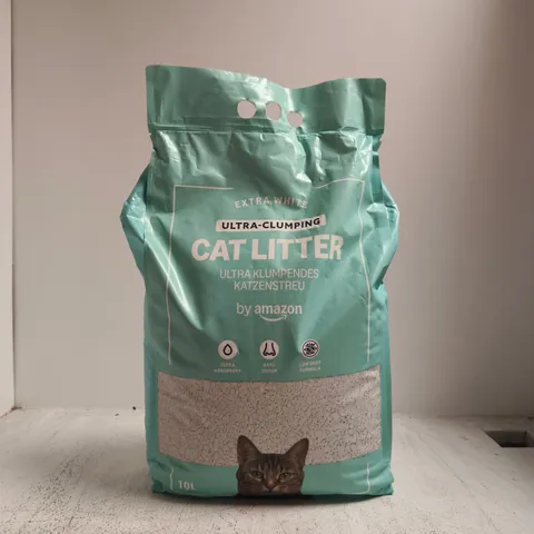 AMAZON ULTRA-CLUMPING CAT LITTER – EXTRA WHITE, 10L