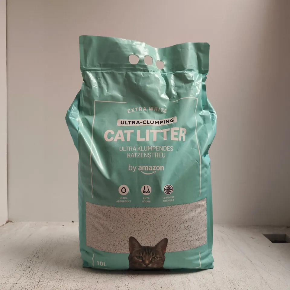 AMAZON ULTRA-CLUMPING CAT LITTER – EXTRA WHITE, 10L