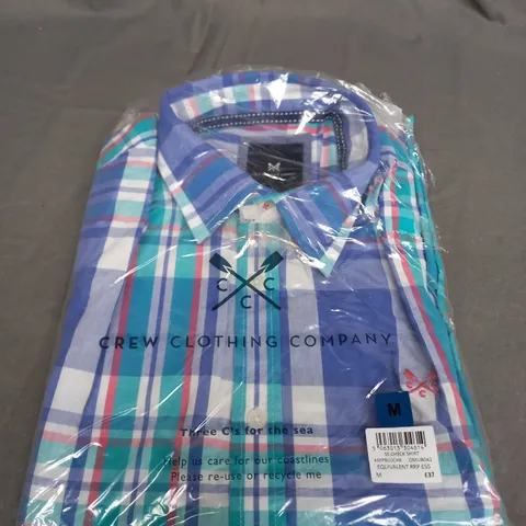 BAGGED CREW CLOTHING COMPANY CHECK SHIRT SIZE M