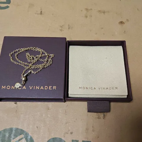 BOXED MONICA VINADER GOLD EFFECT NECKLACE