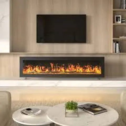 BOXED SMALLBEE LIVING AND HOME WALL MOUNT ELECTRIC FIREPLACE 60 INCH