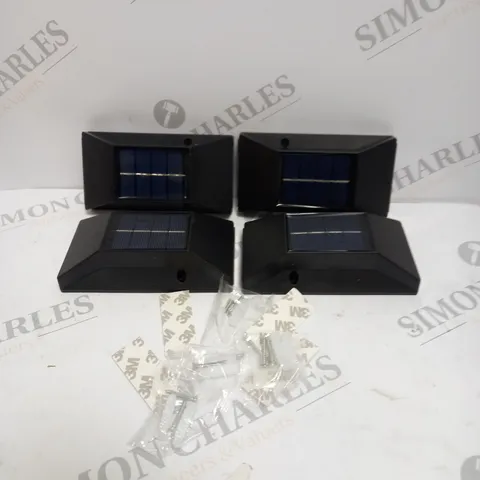 BOXED EVATOST SOLAR LED FENCE LIGHTS 