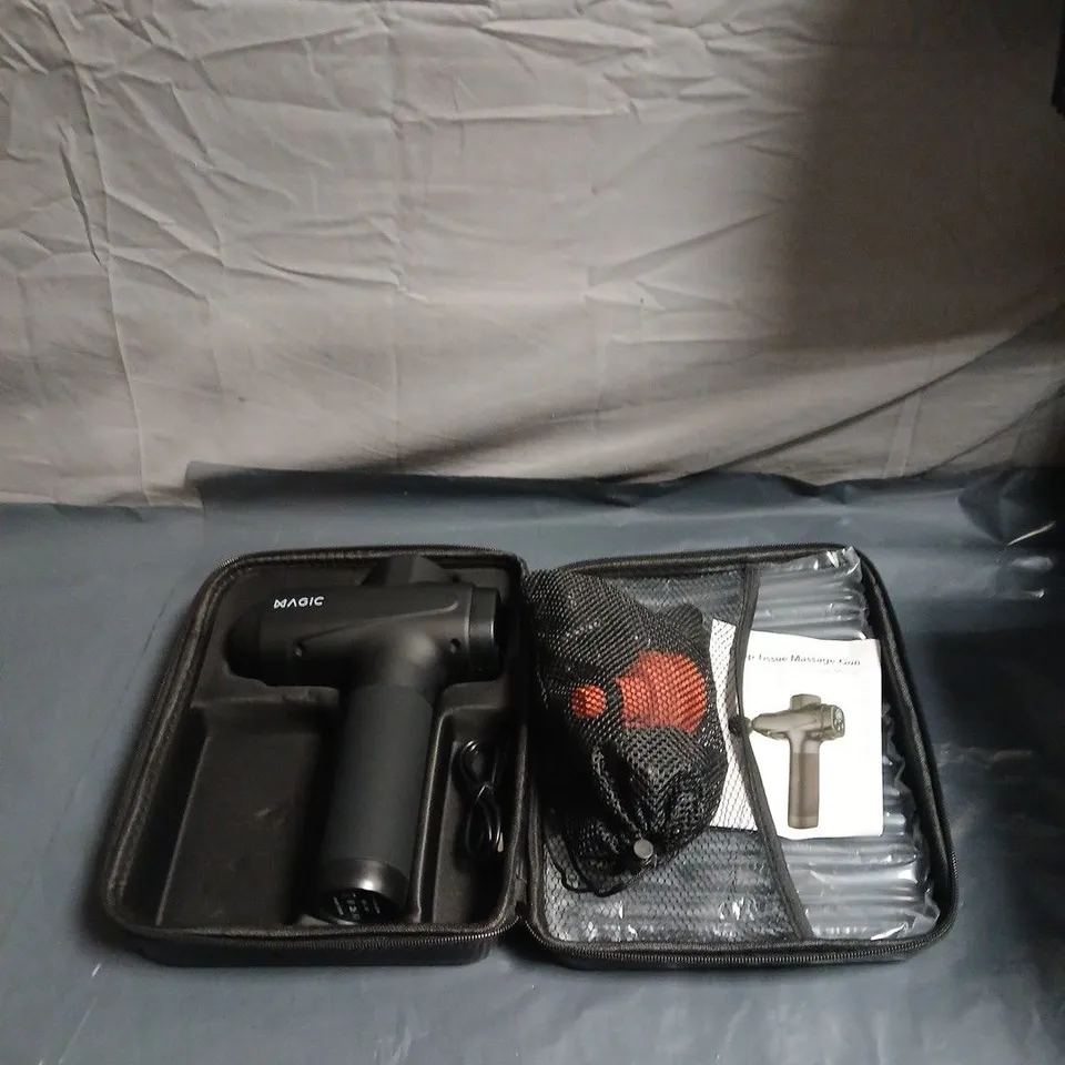 MAGIC DEEP TISSUE MASSAGE GUN WITH CASE