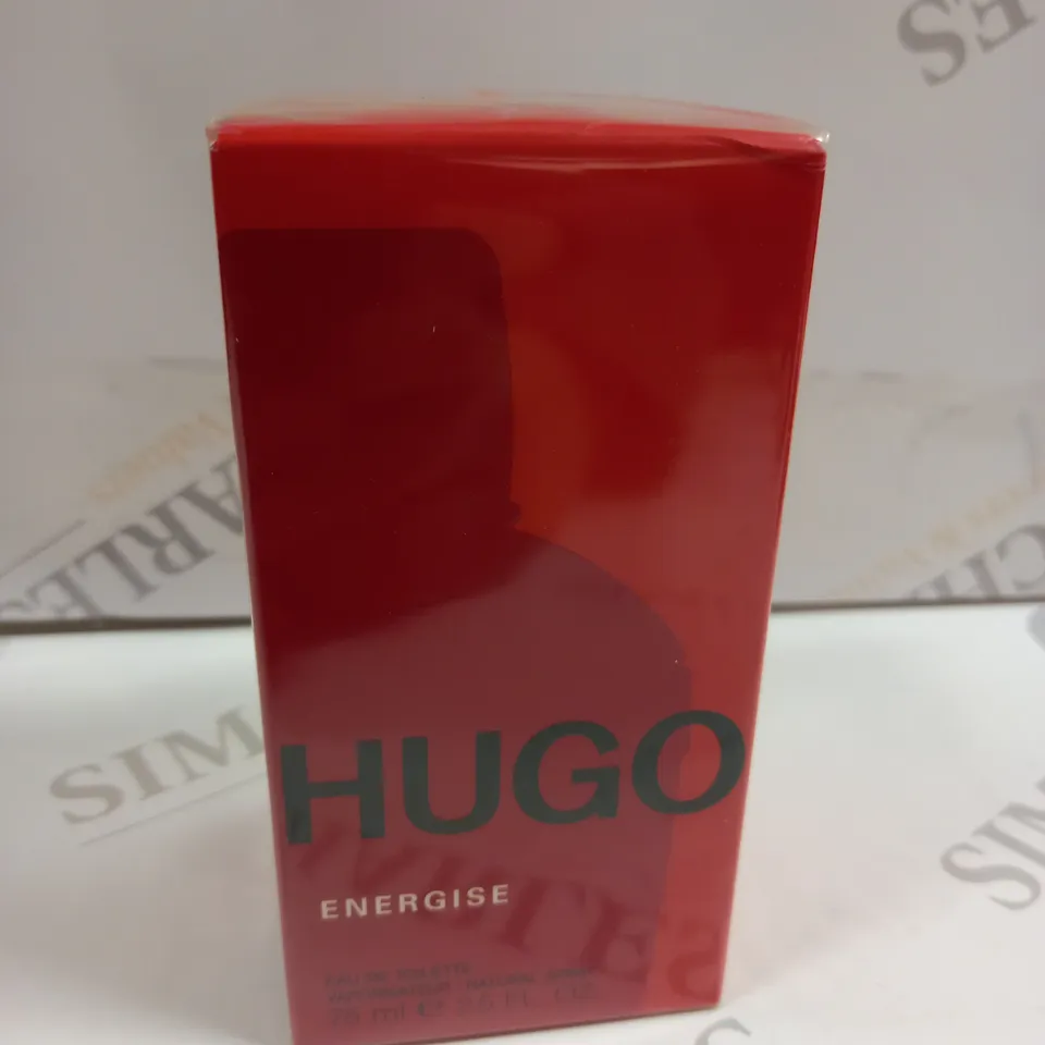 BOXED AND SEALED HUGO BOSS ENERGISE EAU DE TOILETTE 75ML 