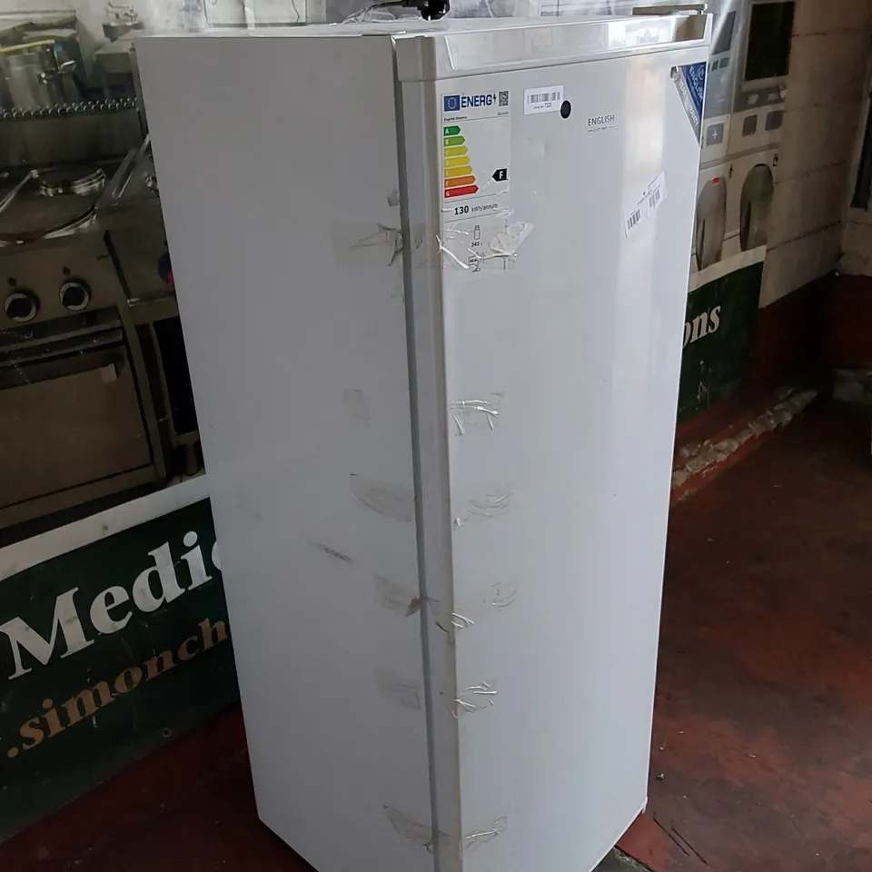 ENGLISH ELECTRIC UPRIGHT LARDER FRIDGE 242L, 55cm WIDE / MODEL: EEL240H