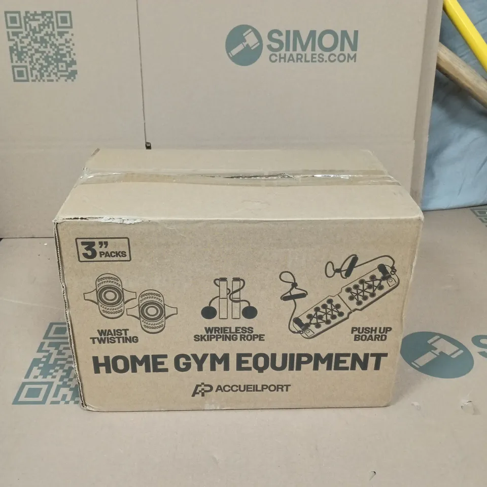 ACCUEILPORT HOME GYM EQUIPMENT - 3-PIECE SET 