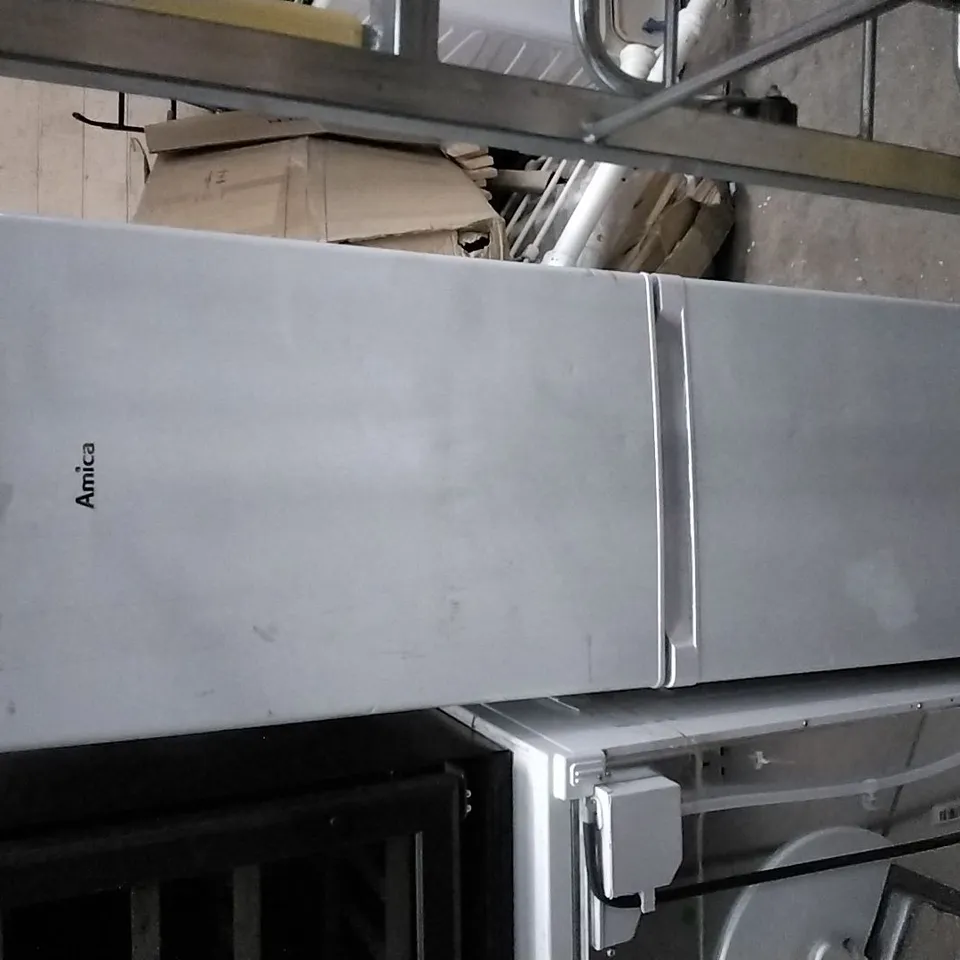 AMICA 50CM FREESTANDING FRIDGE FREEZER WHITE 