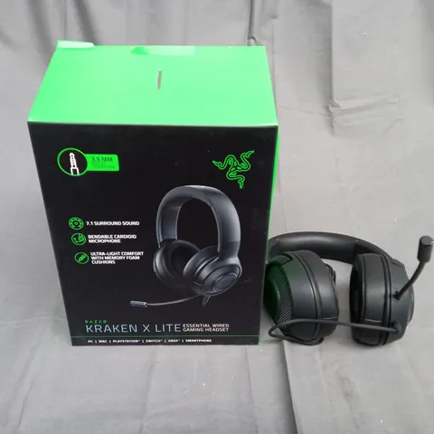 RAZER KRAKEN X LITE ESSENTIAL WIRED GAMING HEADSET