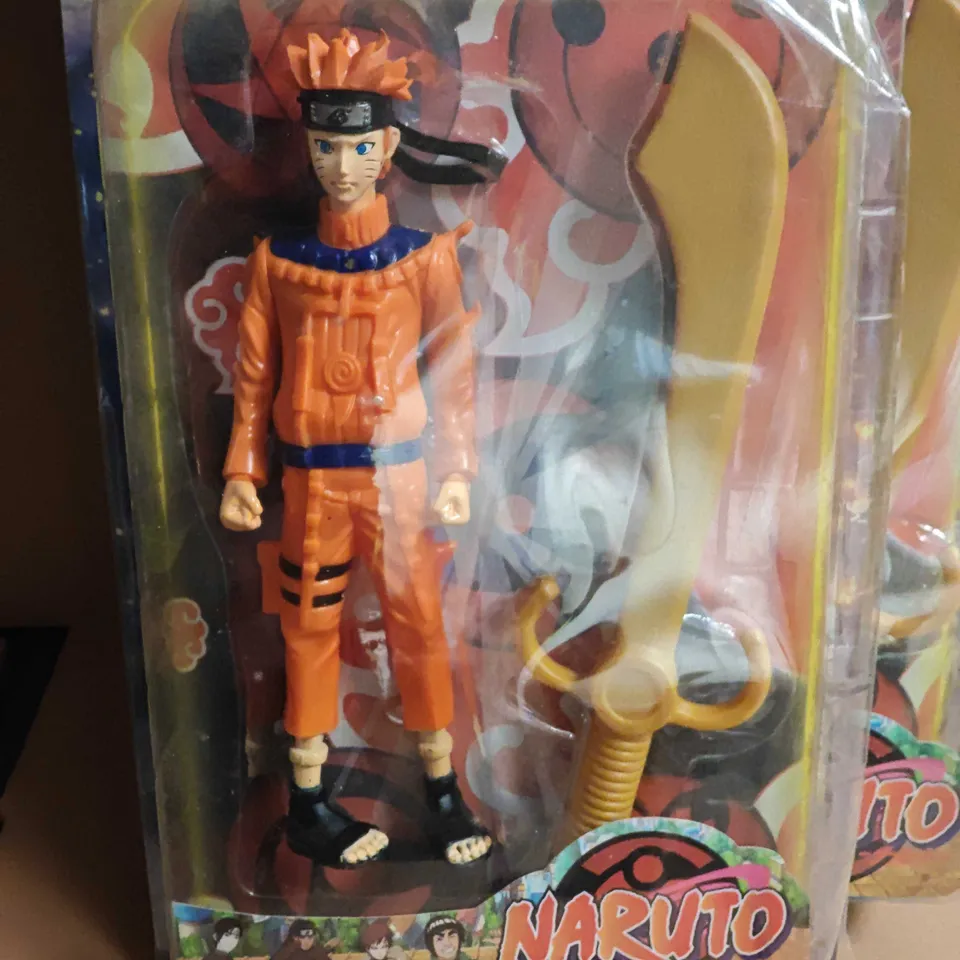 LOT OF 4 NARUTO THEMED ACTION FIGURES - 2 DESIGNS