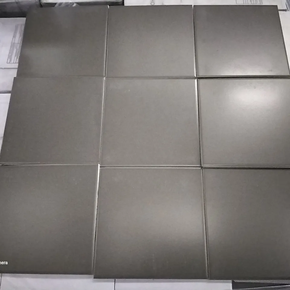 PALLET OF APPROXIMATELY 90 PACKS OF 44 BRAND NEW ASTUCE MAT BRUN ARGILEUX 15×15CM TILES- EACH PACK COVERS APPROXIMATELY 1M² (TOTAL APPROX. 90 SQ.METRES)