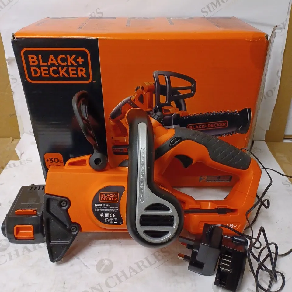 BLACK+DECKER GKC1820L20-GB CORDLESS 20 CM CHAINSAW
