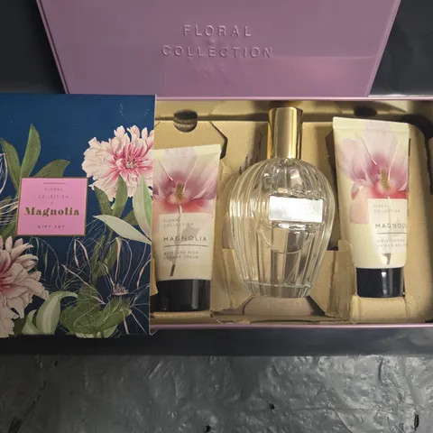 M&S FLORAL COLLECTION MAGNOLIA 100ML EAU DE TOILETTE GIFT SET