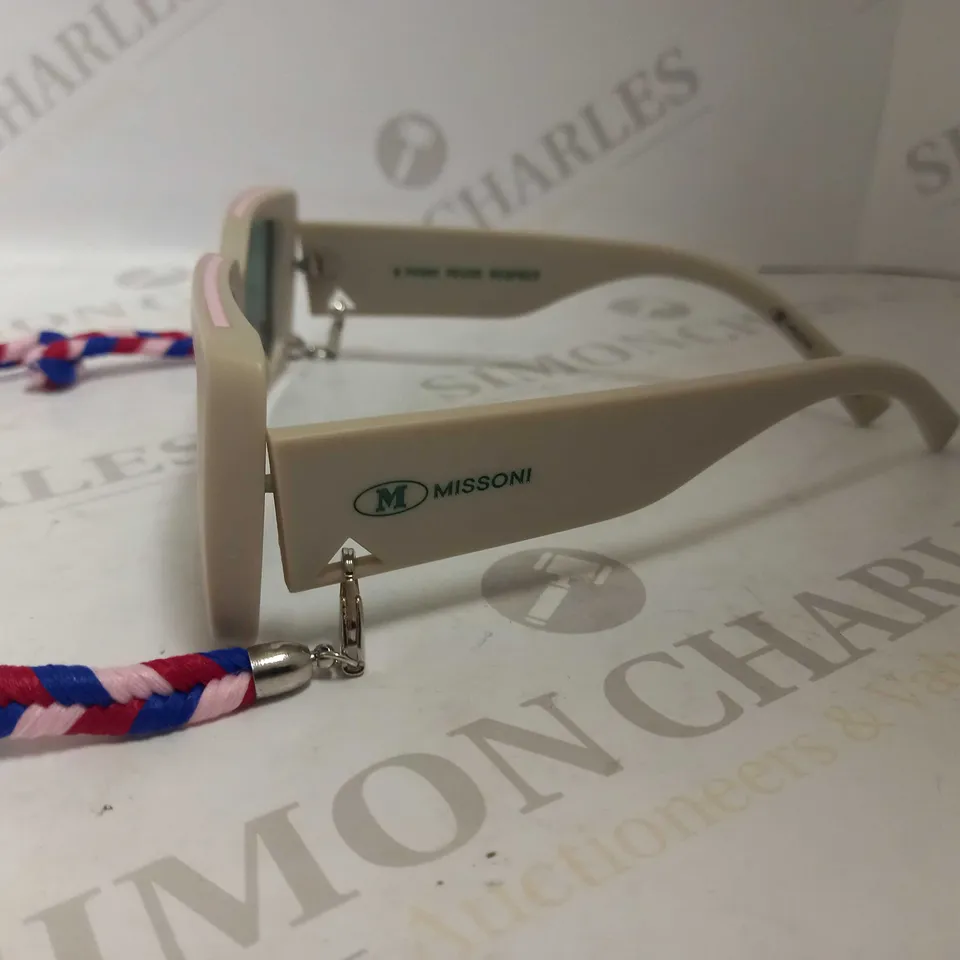 MISSONI RECTANGLE SUNGLASSES CREAM RRP £85