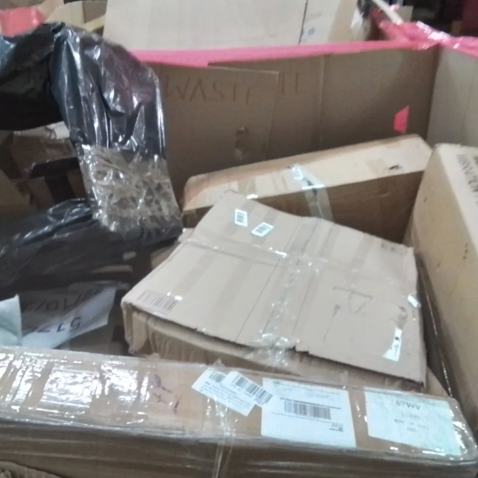 PALLET OF ASSORTED HOUSEHOLD GOODS AND PRODUCTS TO INCLUDE; INTELLIGENT VIBRATION BOARD,VIBRATION PLATE,LEAP YOUTH