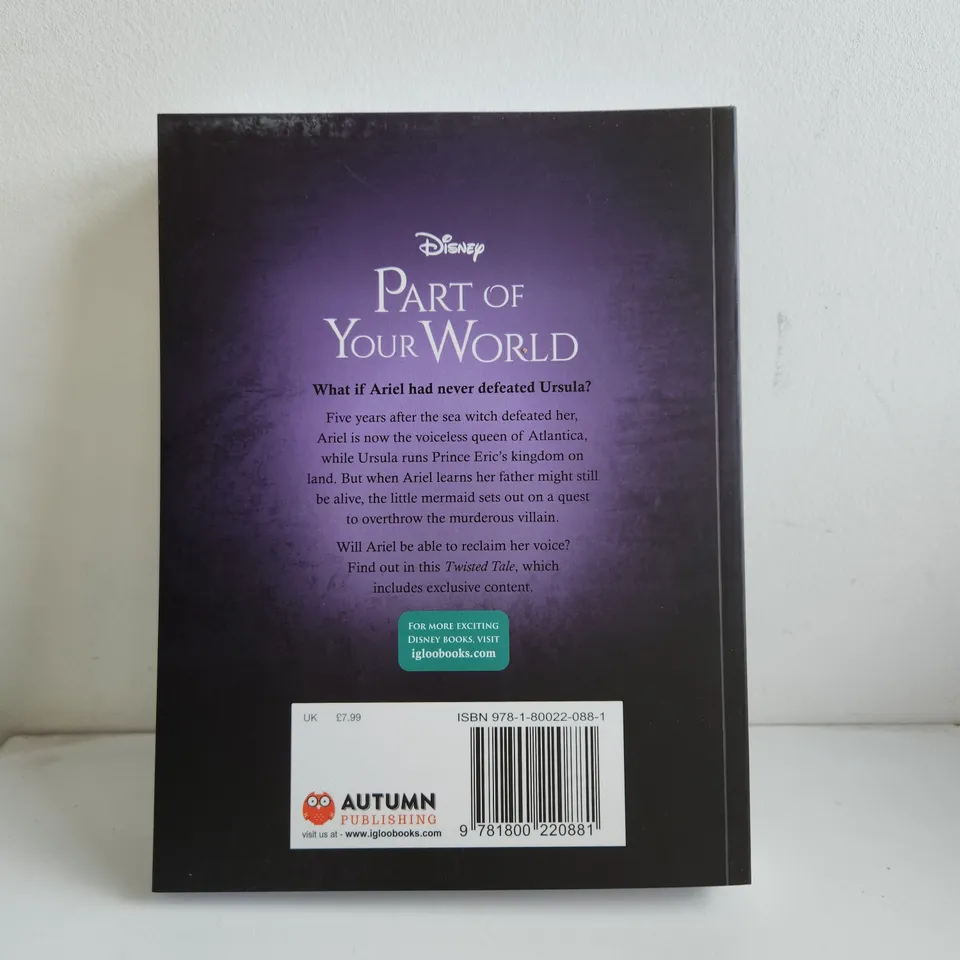 BOX OF 20 COPIES OF DISNEY'S PART OF YOUR WORLD - SPECIAL EDITION 