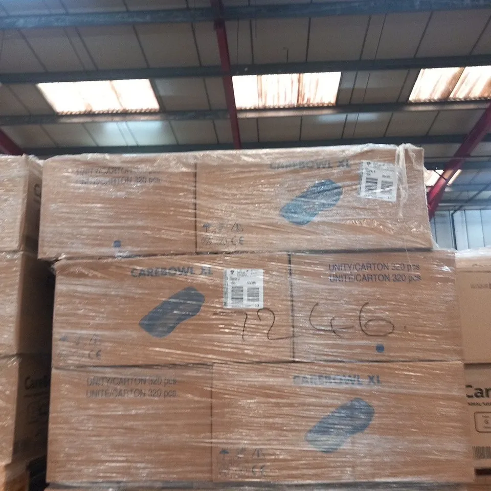 PALLET OF APPROXIMATELY 45 BOXES OF 320 CAREBOWL XL (APPROXIMATELY 4,800 IN TOTAL)