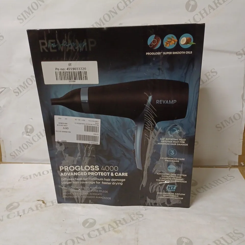 PROGLOSS 4000 ADVANCED PROTECT & CARE HAIR DRYER