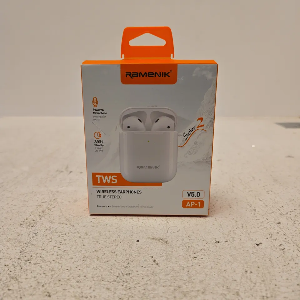 RAMENIK TWS WIRELESS EARPHONES TRUE STEREO V5.0 AP1