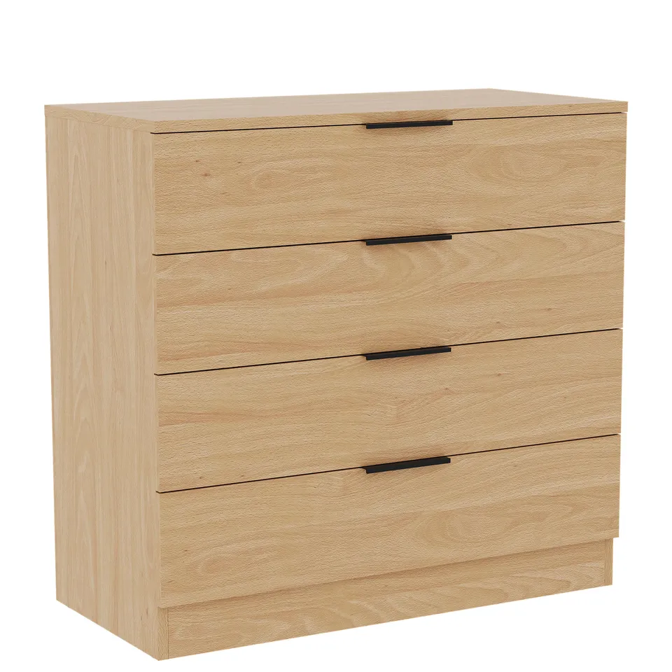 BOXED TREGA 4 DRAWER CHEST - PINE (1 BOX)