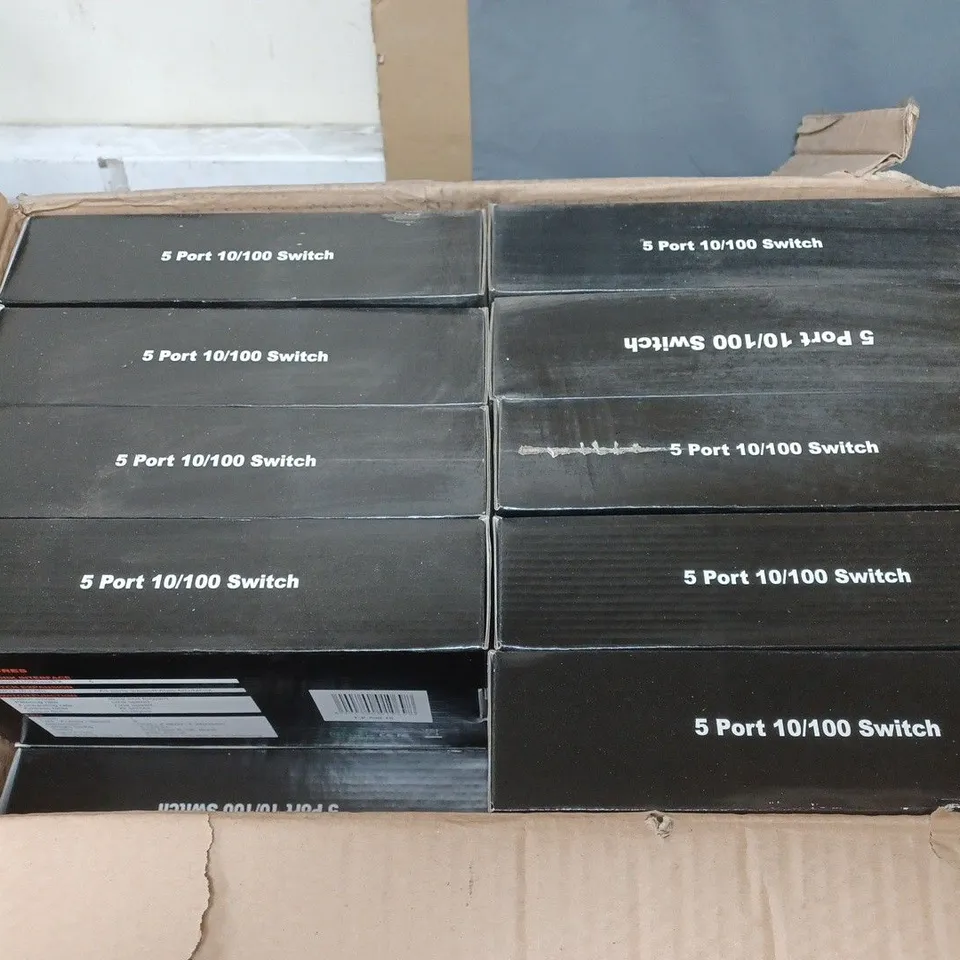 APPROXIMATELY 20 COMPOINT 5 PORT 10/100 SWITCHES