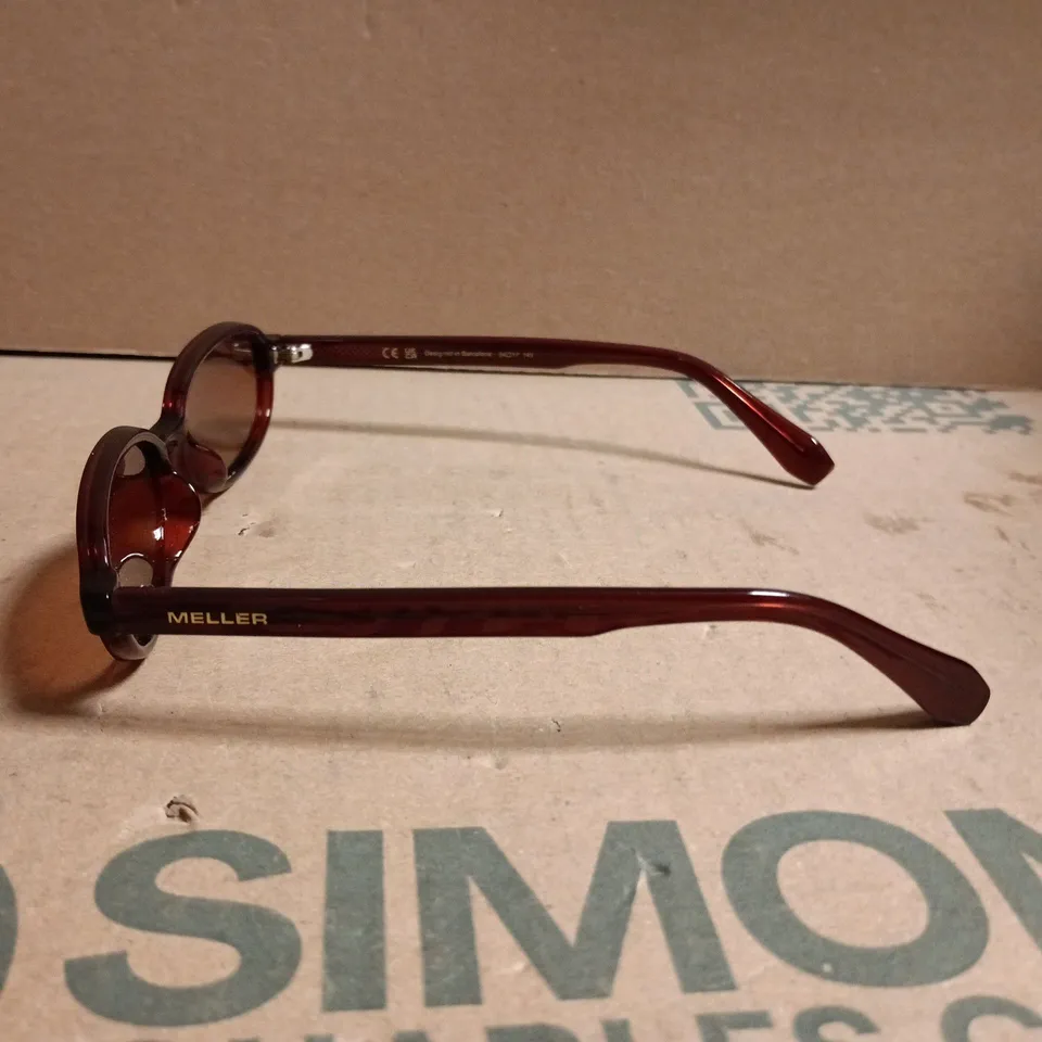 BOXED MELLER CLEAR MAROON BROWN FRAMED GLASSES - OS-MAROONBROWN