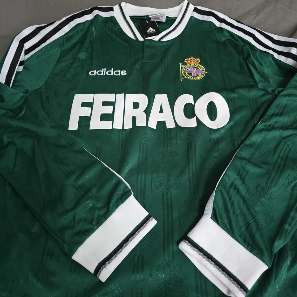 RETRO DEPORTIVO LA CORUNA JERSEY - SIZE XL