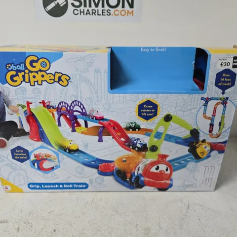GO GRIPPERS GRIP, LAUNCH & ROLL TRAIN – BOXED PLAYSET