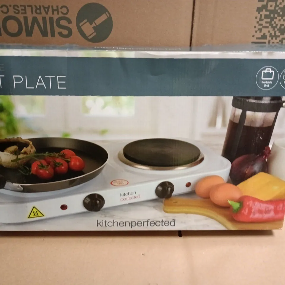 KITCHEN PERFECTED DOUBLE HOT PLATE
