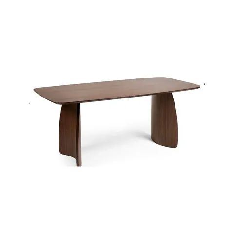 BOXED KATIRANOMA CURVED LEG DINING TABLE (2 BOXES)