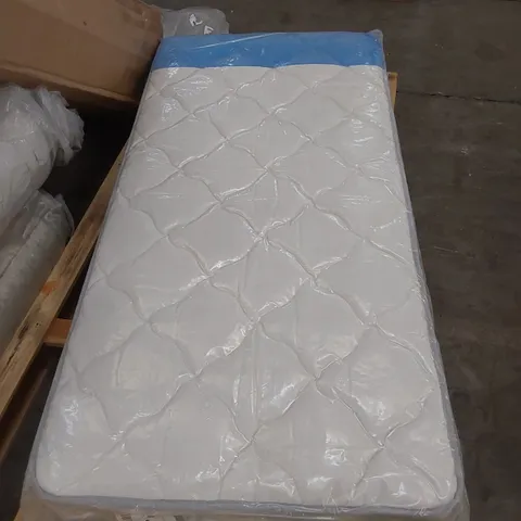 BAGGED DESIGNER SINGLE 90cm AIRSPRUNG LUXURY QUILTED MEDIUM MATTRESS