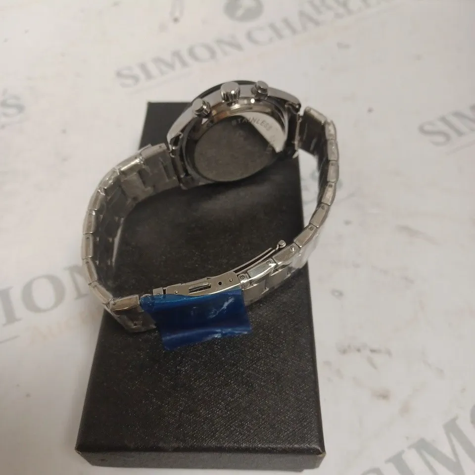 BOXED SEIKO WATCH - STAINLESS STEEL - SUB DIAL - WATER RESISTANT. 