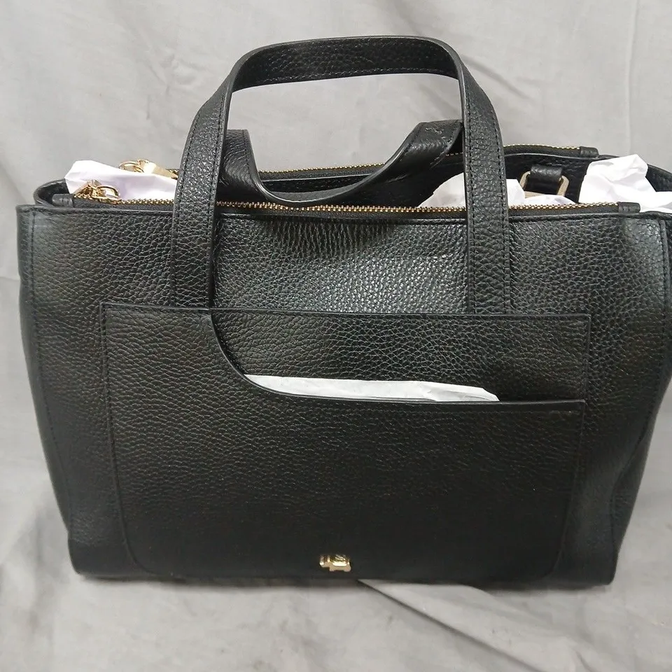 RADLEY MEDIUM ZIP BAG IN BLACK 