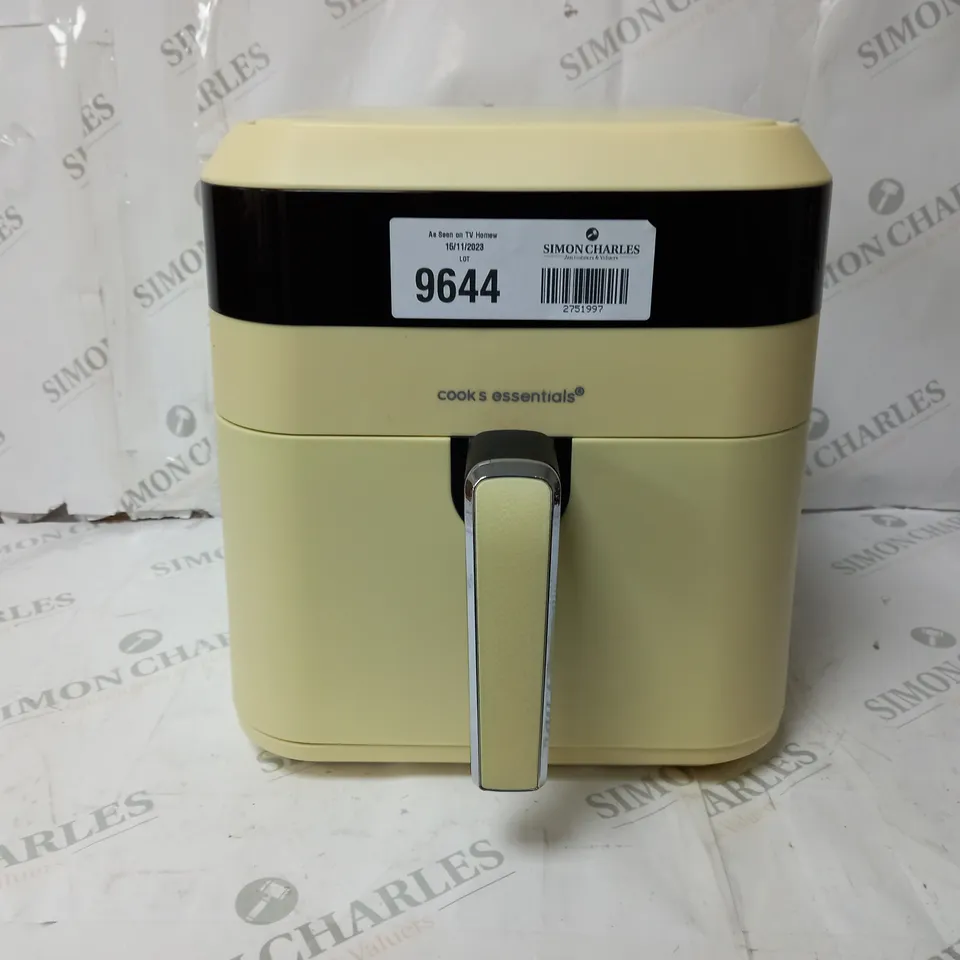 COOKS ESSENTIALS AIR FRYER IN YELLOW