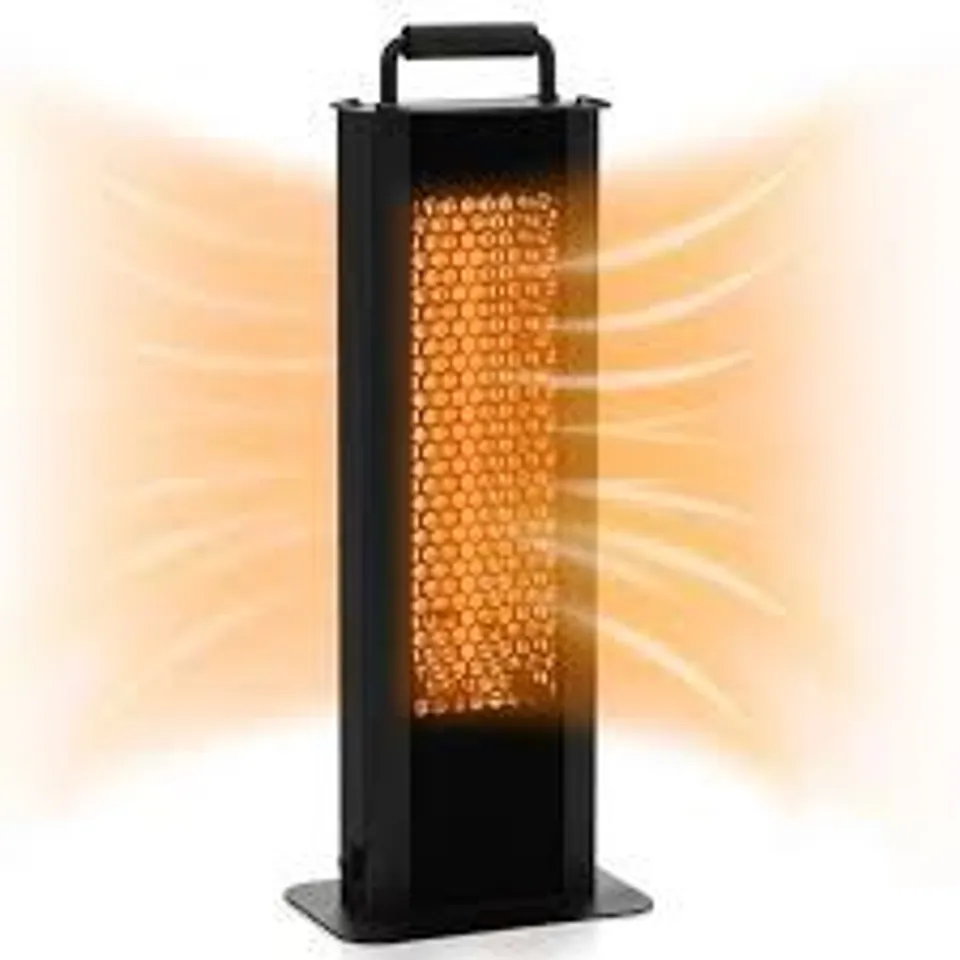 BOXED 1200W OUTDOOR PORTABLE ELECTRIC HEATER WITH DOUBLE-SIDED HEATING