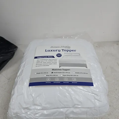 BRONWEN MATTHEWS HOME MATTRESS TOPPER – LUXURY TOPPER, SEALED IN PLASTIC (10 CM THICK)