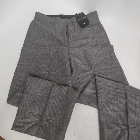 MNG SELECTION GREY MANTECO TROUSERS IN GREY - UK 14