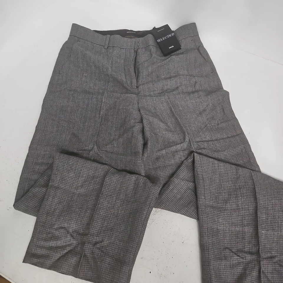 MNG SELECTION GREY MANTECO TROUSERS IN GREY - UK 14
