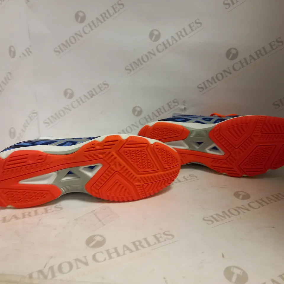 OASICS POWDER BLUE/SILVER/FLASH CORAL WOMENS UK 8 1/2