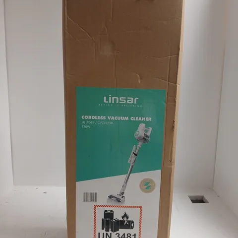 LINSAR CORDLESS VACUUM CLEANER – BOXED (MJ901B / CVC-ECOM, 120W)