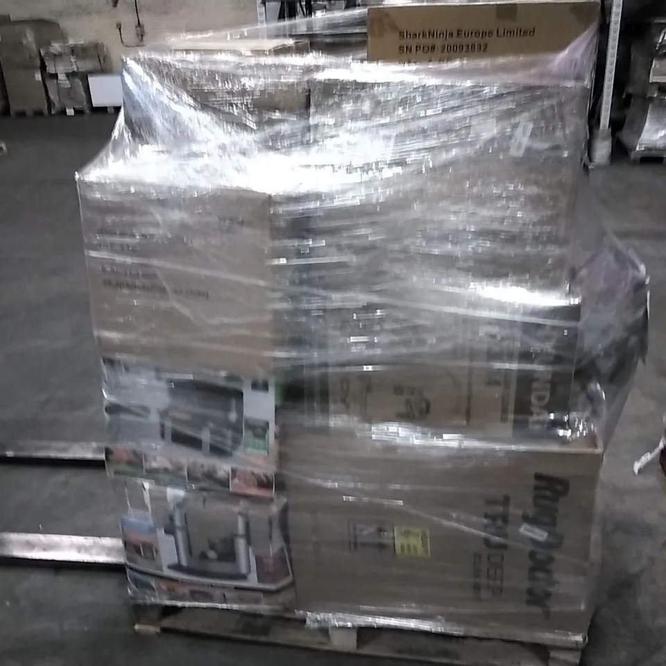 PALLET OF APPROXIMATELY 18 UNPROCESSED RAW RETURN HOUSEHOLD AND ELECTRICAL GOODS TO INCLUDE;