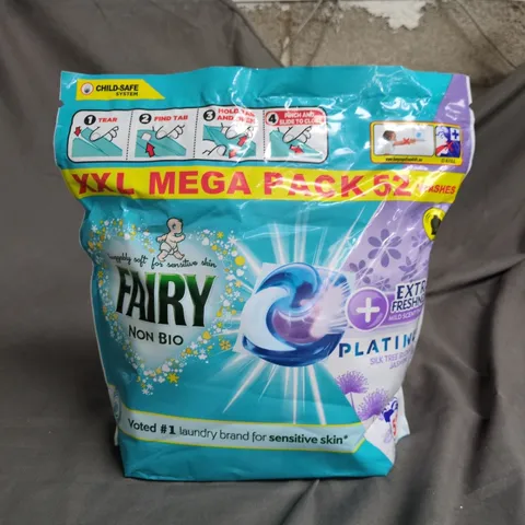 FAIRY NON BIO LAUNDRY DETERGENT PODS  – MEGA PACK (52 WASHES)